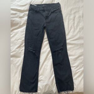 MOTHER Denim Rascal Ankle Fray Size 29
